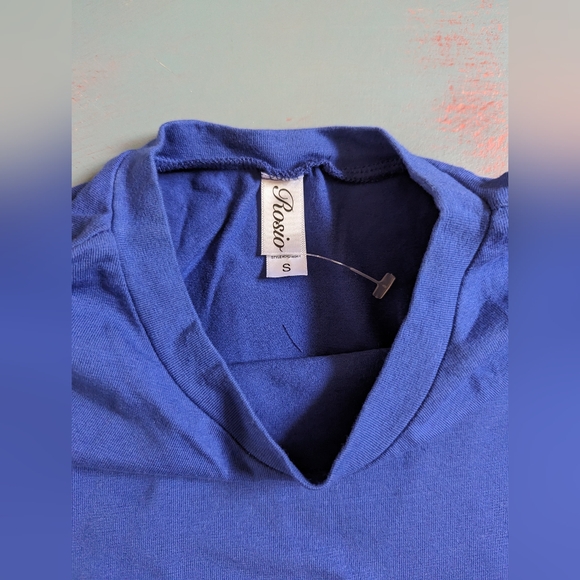 💙 ROSIO 💙 Indigo Cropped Tee - Picture 6 of 6